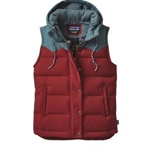 Patagonia Bivy Vest Duck Down Hooded Vest Womens XS/S